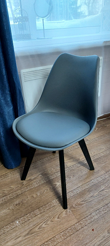 Стул Bonuss blue / wooden legs фото покупателя 131