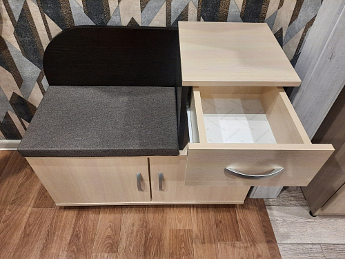 Обувница Аврора дуб млечный / венге фото покупателя 46