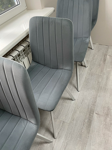 Стул на металлокаркасе Sling white / gray фото покупателя 1