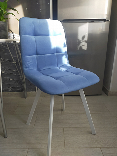 Стул на металлокаркасе Чилли К кирпичный / черный фото покупателя 109