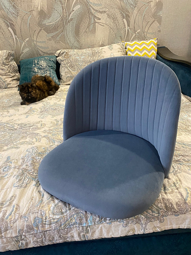 Стул на металлокаркасе Gabi latte / gold / black фото покупателя 648