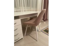 Стул на металлокаркасе Вейв светло-серый (hl 63) / 10К черный каркас фото покупателя 153