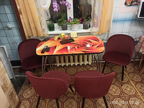 Стул на металлокаркасе Gabi latte / gold / black фото покупателя 117