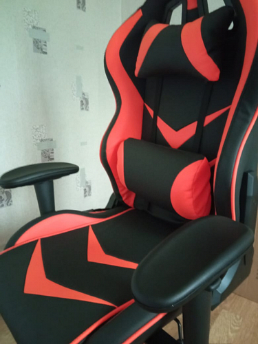 Компьютерное кресло Racer черное / бежевое фото покупателя 56