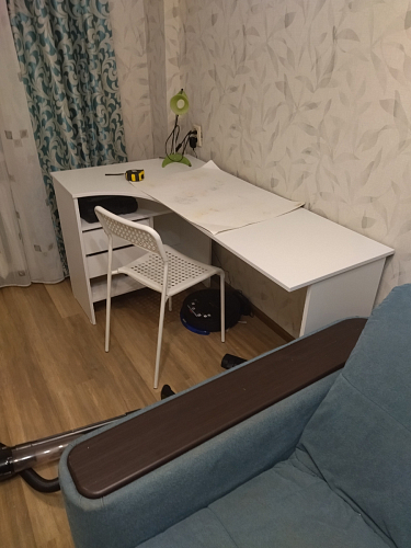 Письменный стол СПм-25 правый белый фото покупателя 76