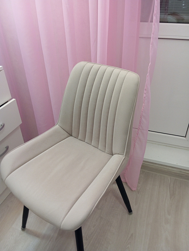 Стул на металлокаркасе Седа К velvet lux 76 / черный фото покупателя 195