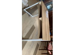 Письменный стол Леон Лофт дуб делано темный / черный матовый фото покупателя 49