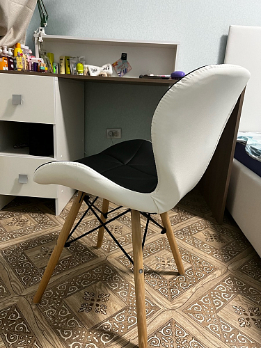 Деревянный стул PC-027 black / white фото покупателя 16