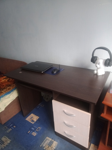 Стол письменный Бриз МДФ волна лайм / ясень светлый фото покупателя 73