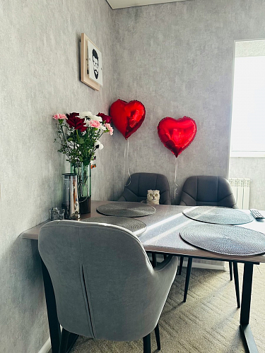 Деревянный стол Лота Лофт 140х80 черный матовый / бетон светлый фото покупателя 704