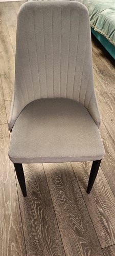 Стул на металлокаркасе Kora dark gray / black фото покупателя 464