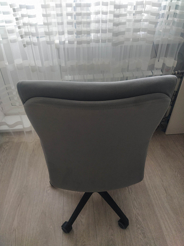 Компьютерное кресло Benefit/Бенефит флок серый 29 фото покупателя 65