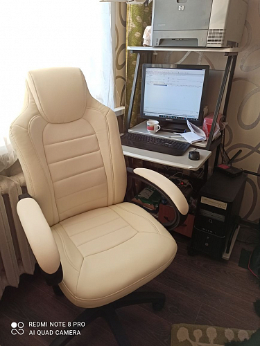 Компьютерное кресло Kadis коричневое / бежевое фото покупателя 110