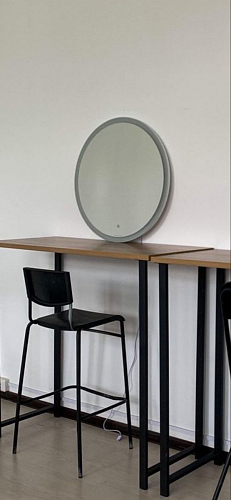 Барная стойка Дилан Лофт 120х40х90 бетон светлый фото покупателя 27