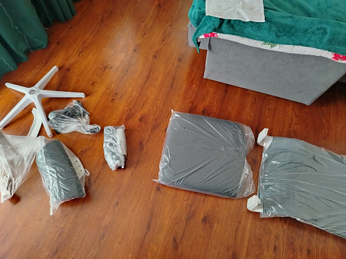 Компьютерное кресло Montana light gray / white фото покупателя 16