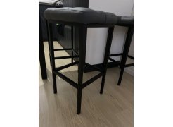 Барный стул Лофт кожзам d1 / черный матовый фото покупателя 131