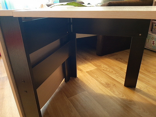 Стол-книжка СтК6 венге / дуб молочный высота 54 см фото покупателя 172