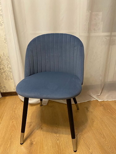 Стул на металлокаркасе Gabi 1 light purple / black / gold фото покупателя 286