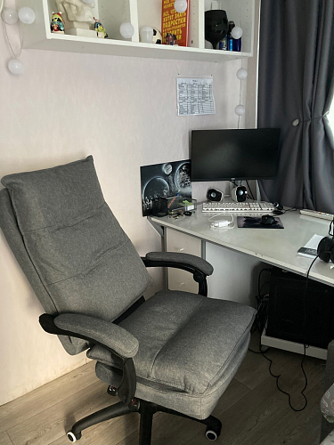 Компьютерное кресло Rapid голубое фото покупателя 115