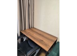 Письменный стол Клер Лофт дуб вотан / черный матовый фото покупателя 3