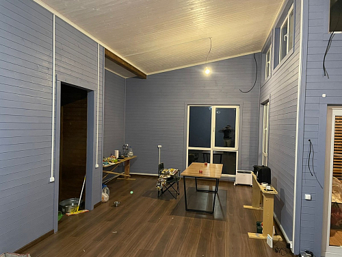 Деревянный стол Лота Лофт 120х75 белый матовый / дуб крафт золотой фото покупателя 81