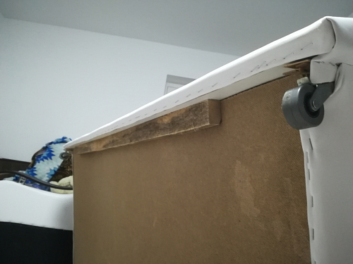 Диван Кельвин 140 коричневый микровельвет / бежевая экокожа фото покупателя 8