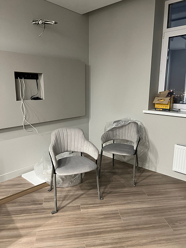 Стул на металлокаркасе Инклес желтый / черный глянец фото покупателя 21