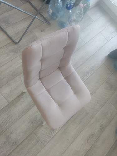 Стул на металлокаркасе Чилли К темно-серый (velutto 32) / черный фото покупателя 113