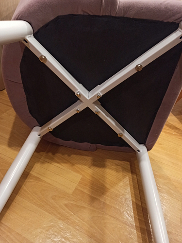 Стул на металлокаркасе Kora black / gray фото покупателя 424