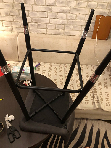 Барный стул Chio dark beige / black фото покупателя 8