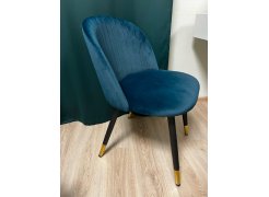 Стул на металлокаркасе Gabi blue / black фото покупателя 712