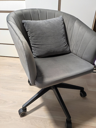 Компьютерное кресло Тибо confetti chocolate / белый фото покупателя 28