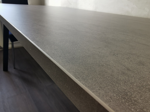 Стол Тринити Лофт 120 32 мм бетон / черный матовый фото покупателя 608