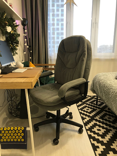 Компьютерное кресло Comfort lux серый фото покупателя 42