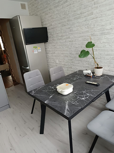 Стул на металлокаркасе Чилли светло-серый / белый каркас фото покупателя 403