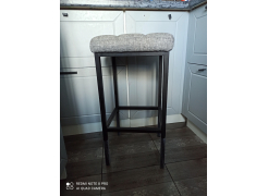 Барный стул Лофт кожзам d1 / черный матовый фото покупателя 257