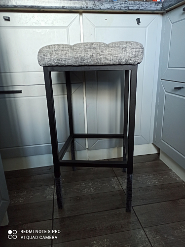 Барный стул Лофт линкольн белый / белый матовый фото покупателя 272