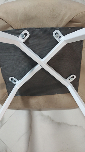 Стул на металлокаркасе Чилли зеленый / черный фото покупателя 1142