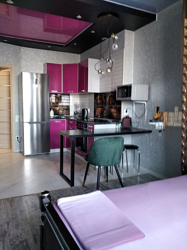 Стул на металлокаркасе Gabi 1 light purple / black / gold фото покупателя 304