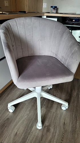 Компьютерное кресло Тибо светло-коричневый / белый фото покупателя 92