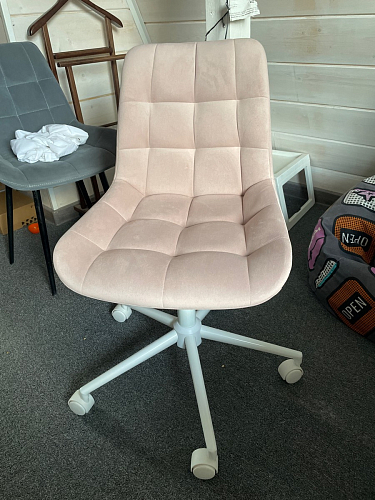 Компьютерное кресло Честер синий (velutto 46 ) / белый фото покупателя 9