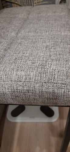 Банкетка Дион рогожка графит / черный матовый фото покупателя 4