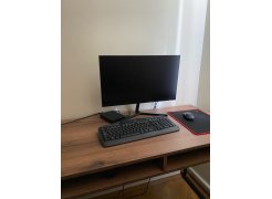 Письменный стол Леон Лофт дуб делано темный / черный матовый фото покупателя 4