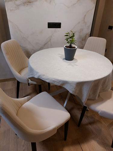 Стул на металлокаркасе Kora light purple / black фото покупателя 143