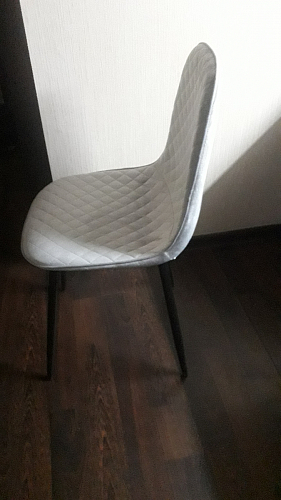 Стул на металлокаркасе Capri dark beige / white фото покупателя 109