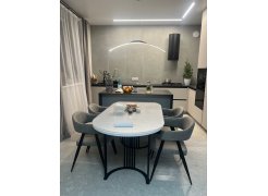 Стул на металлокаркасе Twin gray / black фото покупателя 7