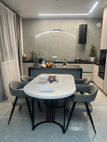 Стул на металлокаркасе Twin gray / black фото покупателя 7