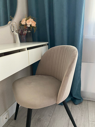 Стул на металлокаркасе Gabi latte / gold / black фото покупателя 486