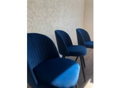 Стул на металлокаркасе Gabi 1 gray / black фото покупателя 308