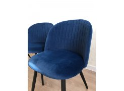 Стул на металлокаркасе Gabi blue / black фото покупателя 307